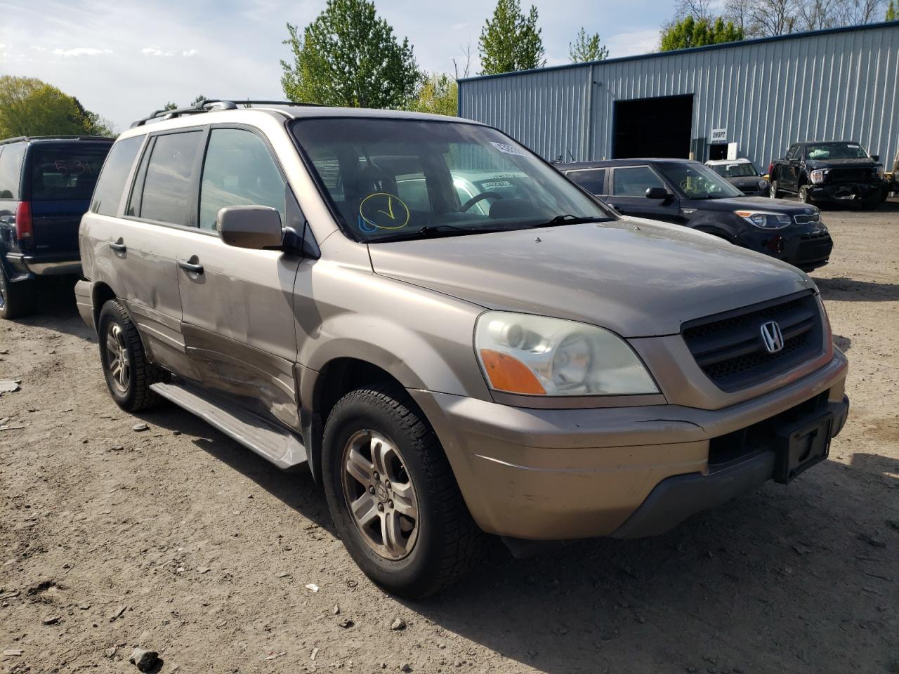 HONDA PILOT EXL 2003 with VIN 2HKYF18653H584614 - Photo from auction