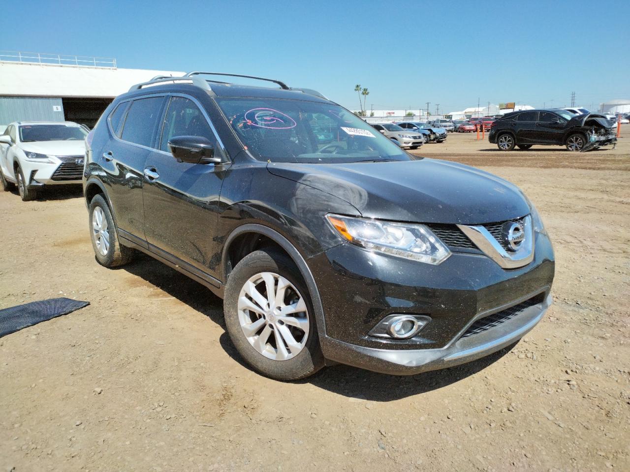 NISSAN ROGUE S 2016 with VIN 5N1AT2MT0GC866247 - Photo from auction