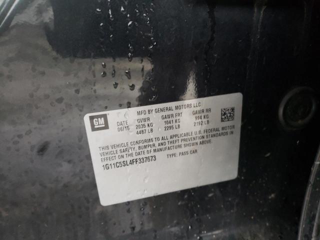 Photo 10 from auction – 2015 CHEVROLET MALIBU 1LT with VIN 1G11C5SL4FF337673
