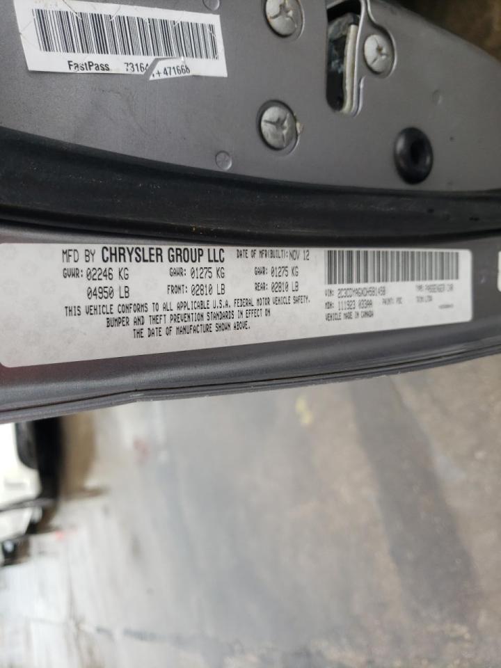Photo 10 from auction – 2013 DODGE CHALLENGER with VIN 2C3CDYAGXDH581458