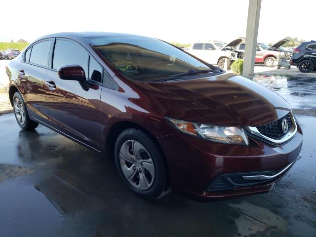 HONDA CIVIC LX 2015 with VIN 19XFB2F56FE071027 - Photo from auction