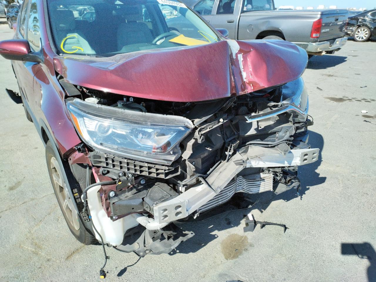 Photo 9 from auction – 2017 HONDA CR-V EX with VIN 7FARW1H54HE042104
