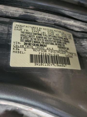 Photo 10 from auction – 2009 NISSAN VERSA S with VIN 3N1BC13E49L366267