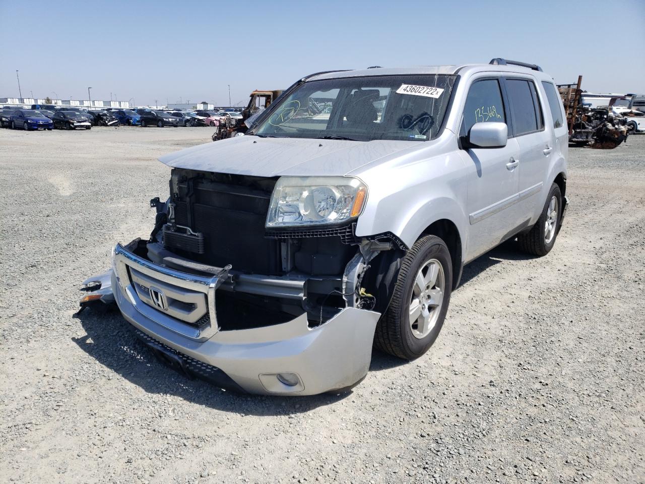 Photo 2 from auction – 2011 HONDA PILOT EXL with VIN 5FNYF3H57BB022553