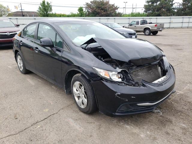 Photo 1 from auction – 2013 HONDA CIVIC LX with VIN 19XFB2F58DE098016