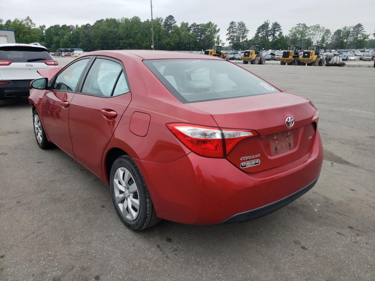 Photo 3 from auction – 2014 TOYOTA COROLLA L with VIN 2T1BURHE3EC107610