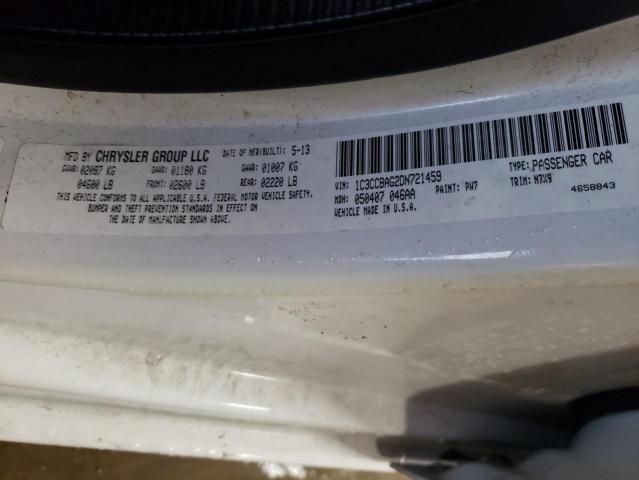 Photo 10 from auction – 2013 CHRYSLER 200 LX with VIN 1C3CCBAG2DN721459