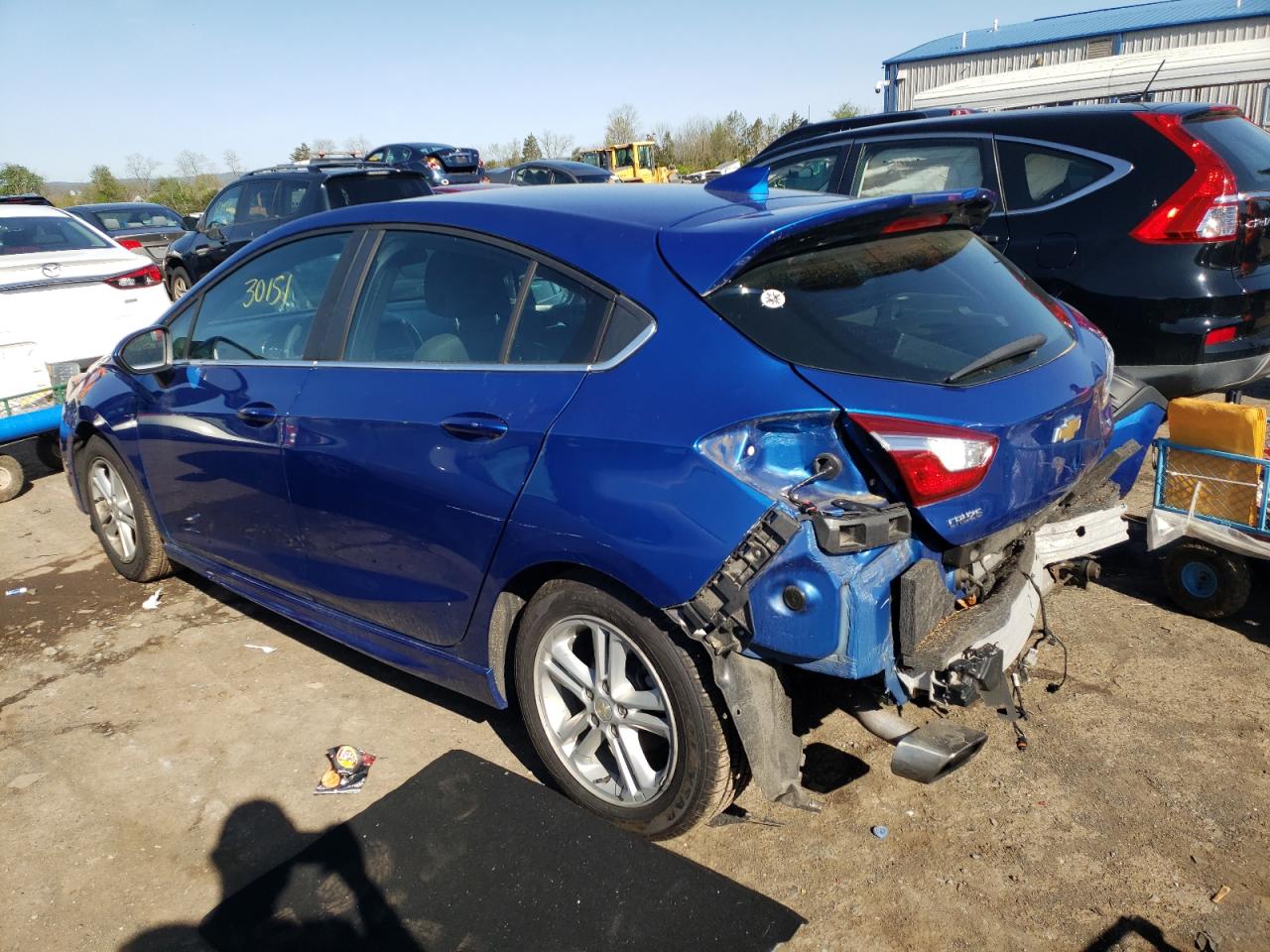 Photo 3 from auction – 2017 CHEVROLET CRUZE LT with VIN 3G1BE6SM2HS513972
