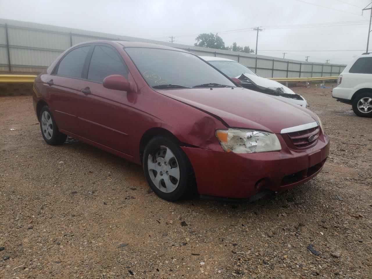 KIA SPECTRA LX 2006 with VIN KNAFE121665214345 - Photo from auction