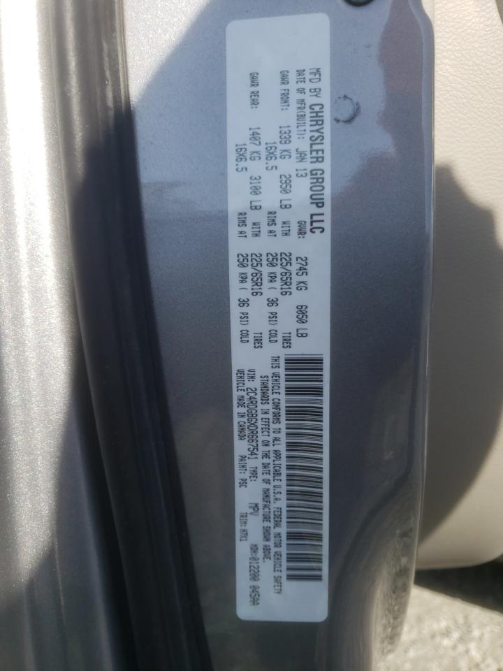Photo 10 from auction – 2013 DODGE GRAND CARA with VIN 2C4RDGBGXDR667541