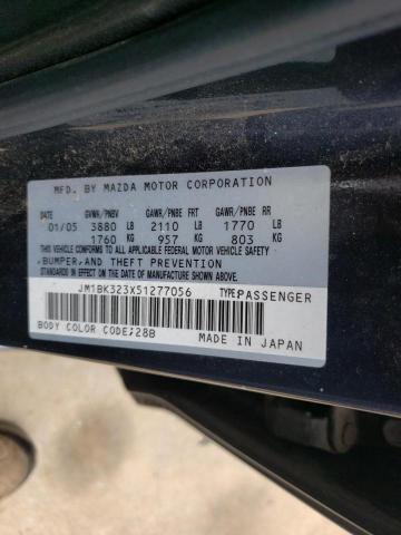 Photo 10 from auction – 2005 MAZDA 3 S with VIN JM1BK323X51277056