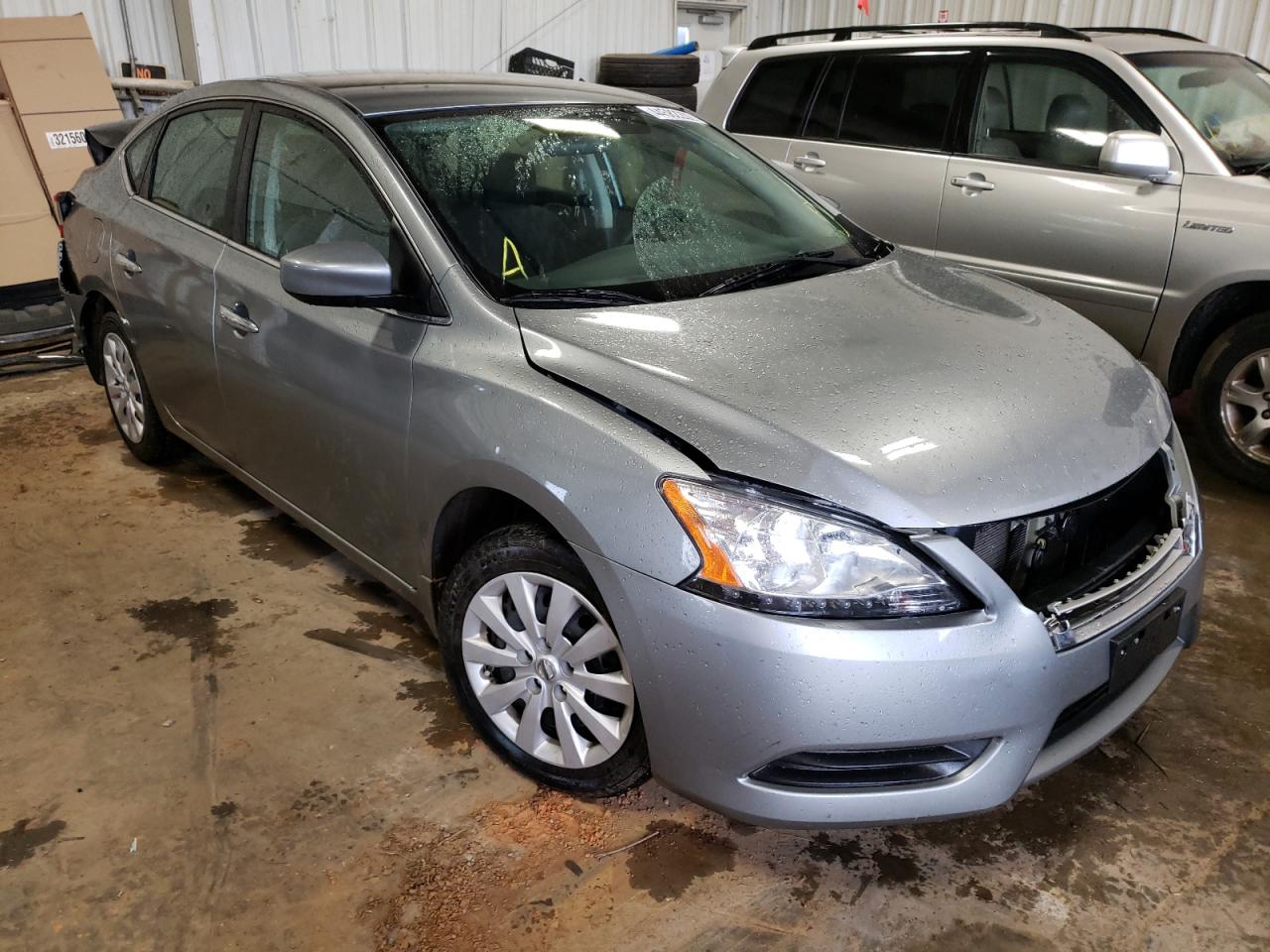 NISSAN SENTRA S 2013 with VIN 3N1AB7AP7DL786281 - Photo from auction