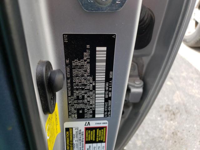 Photo 10 from auction – 2012 TOYOTA VENZA LE with VIN 4T3BK3BB0CU066731
