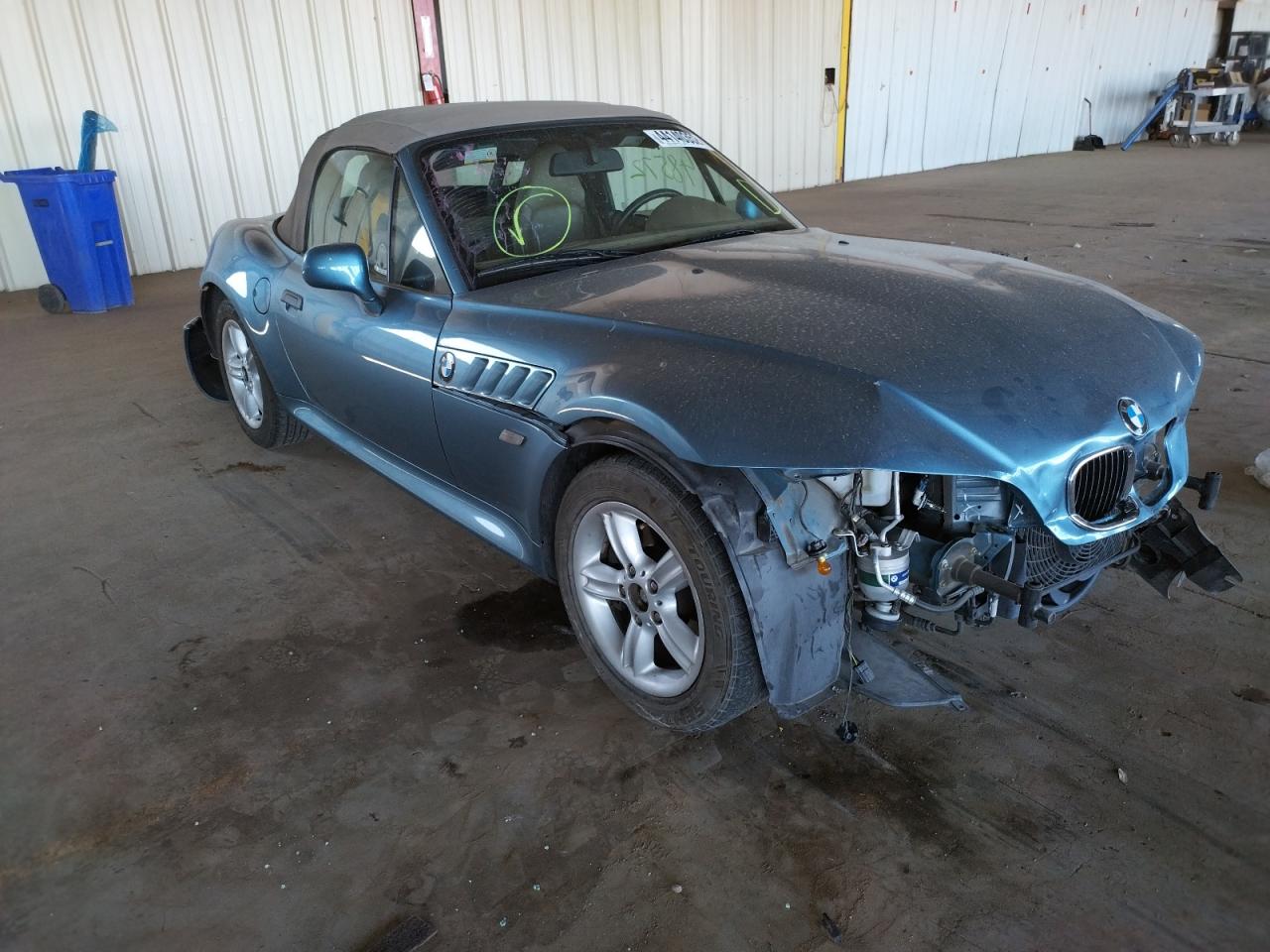 BMW Z3 3.0 2001 with VIN WBACN53491LL48113 - Photo from auction
