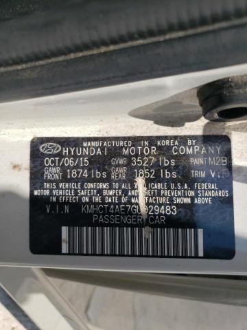 Photo 10 from auction – 2016 HYUNDAI ACCENT SE with VIN KMHCT4AE7GU029483