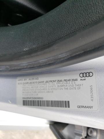 Photo 10 from auction – 2016 AUDI A6 PREMIUM with VIN WAUDFAFC5GN096550