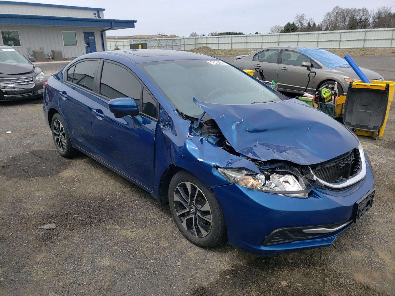 HONDA CIVIC EX 2014 with VIN 19XFB2F81EE009043 - Photo from auction