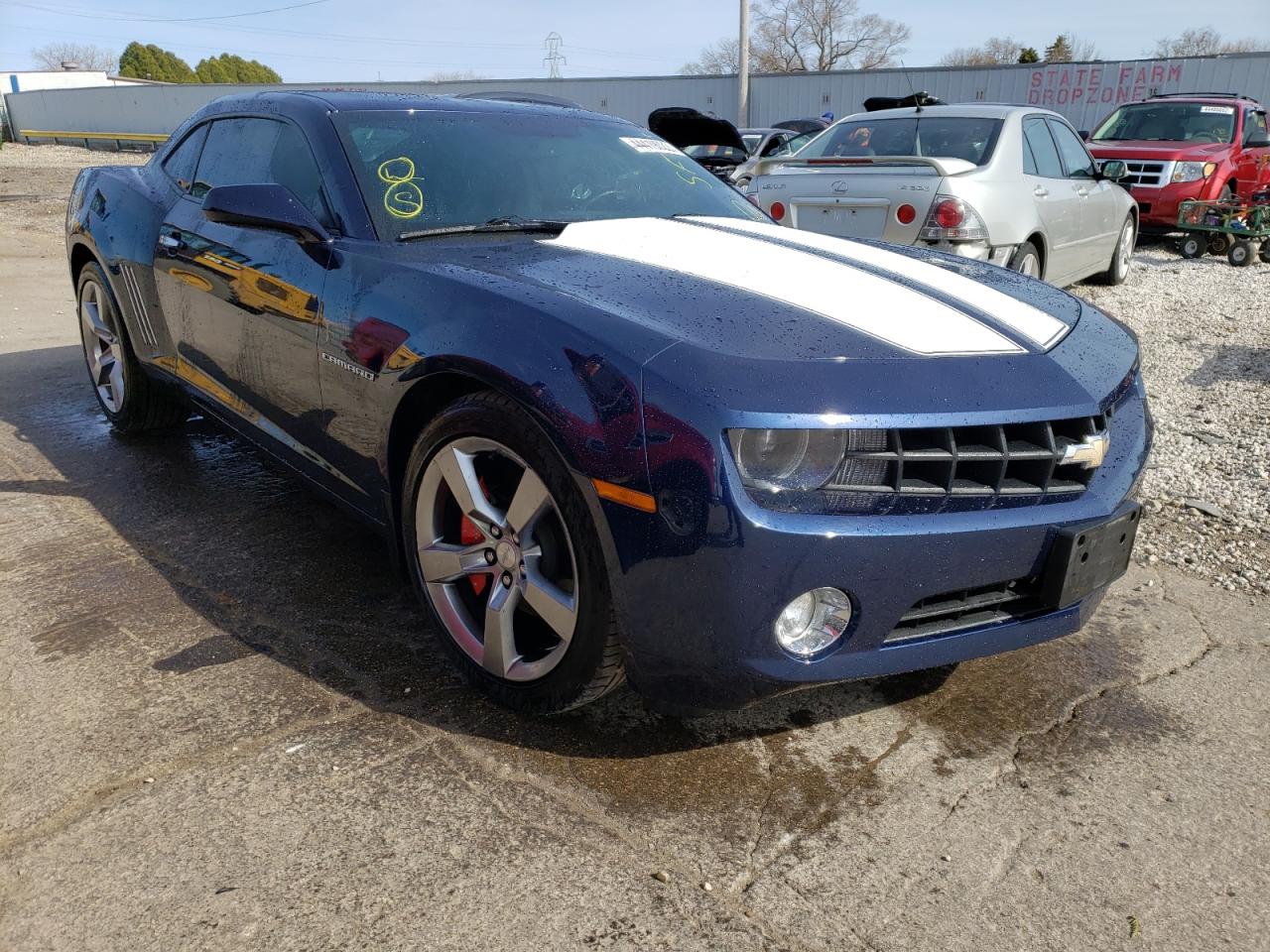 CHEVROLET CAMARO LT 2012 with VIN 2G1FC1E3XC9143843 - Photo from auction