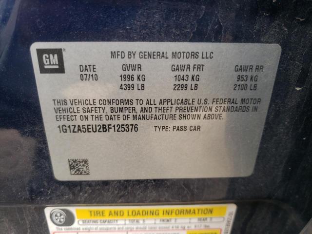 Photo 2 from auction – 2011 CHEVROLET MALIBU LS with VIN 1G1ZA5EU2BF125376