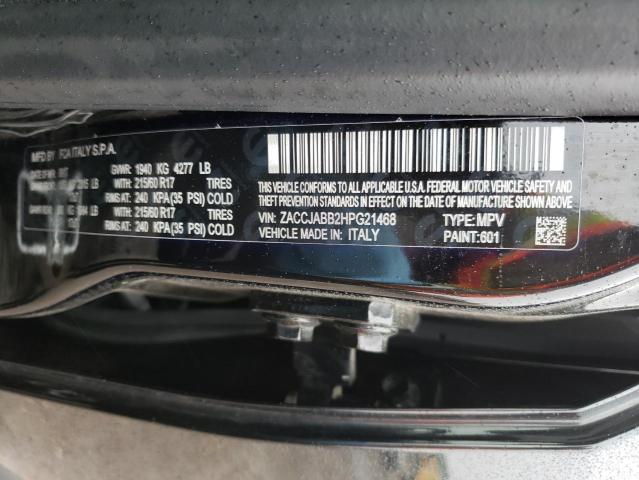 Photo 10 from auction – 2017 JEEP RENEGADE L with VIN ZACCJABB2HPG21468