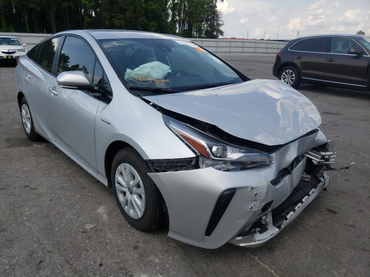 TOYOTA PRIUS 2019 with VIN JTDKARFU5K3095287 - Photo from auction