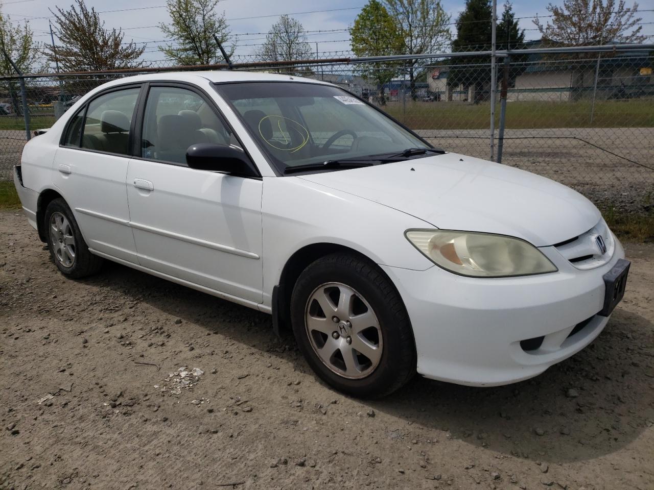HONDA CIVIC LX 2004 with VIN 2HGES16514H538802 - Photo from auction