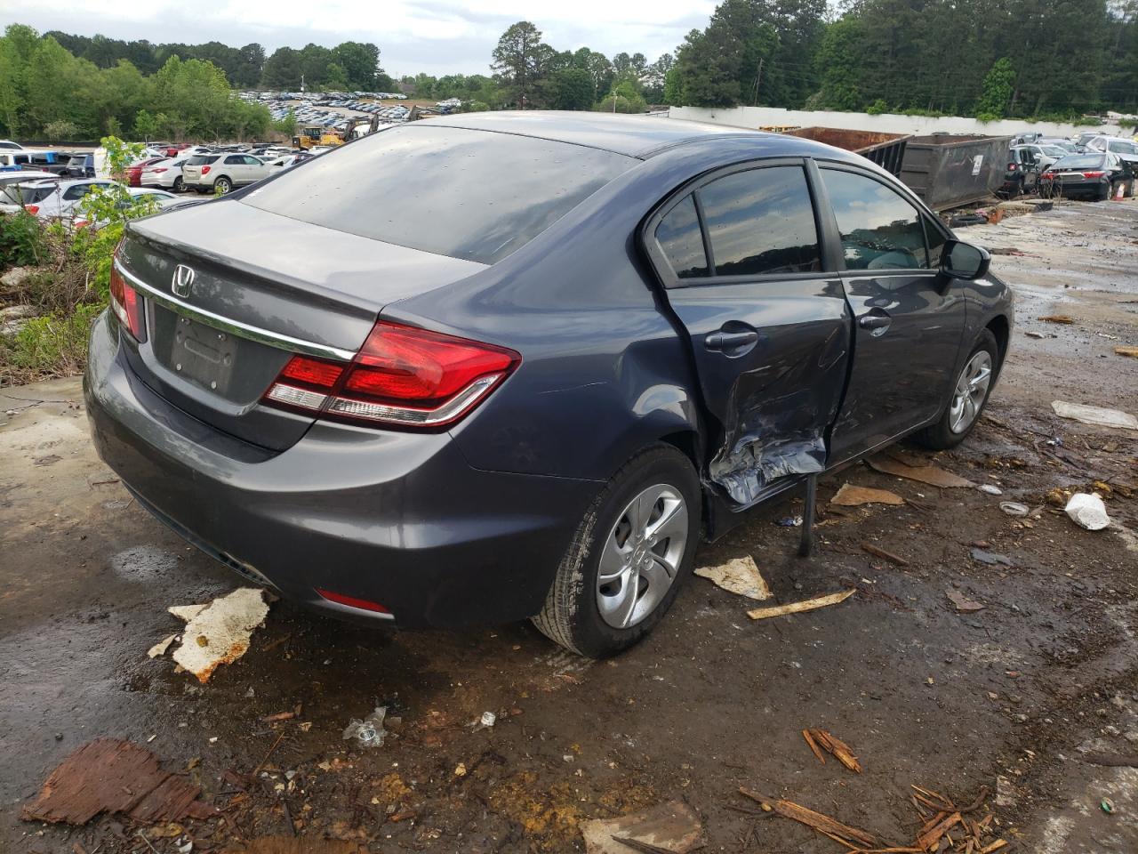 Photo 4 from auction – 2014 HONDA CIVIC LX with VIN 19XFB2F51EE202332