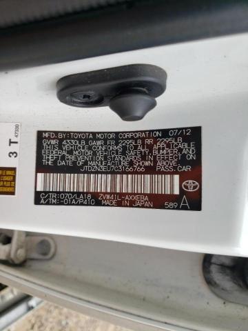 Photo 10 from auction – 2012 TOYOTA PRIUS V with VIN JTDZN3EU7C3166766