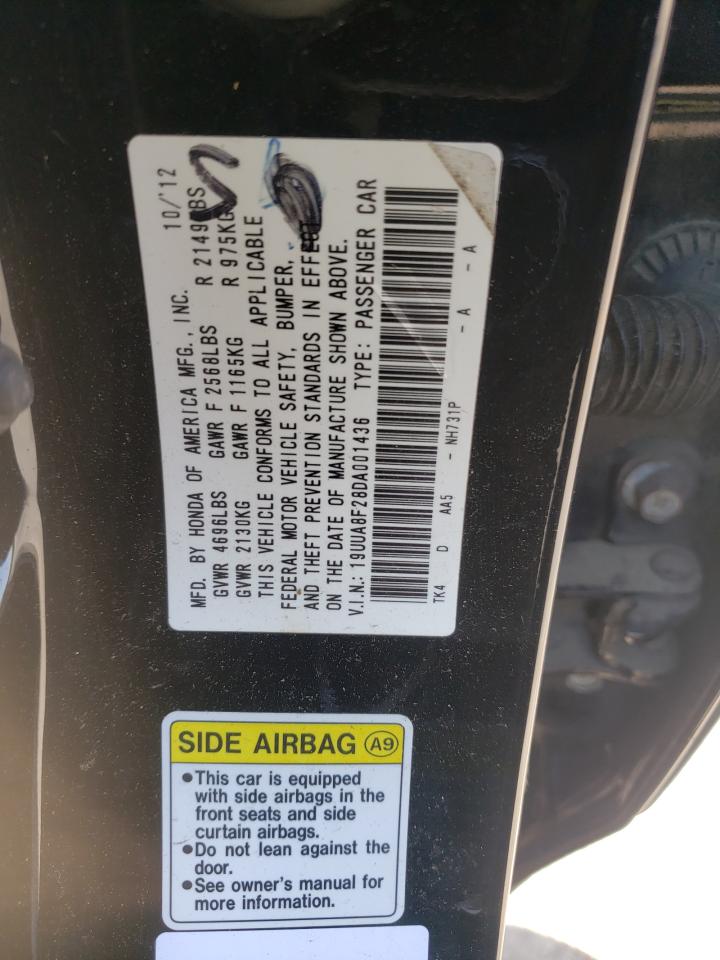 Photo 10 from auction – 2013 ACURA TL with VIN 19UUA8F28DA001436