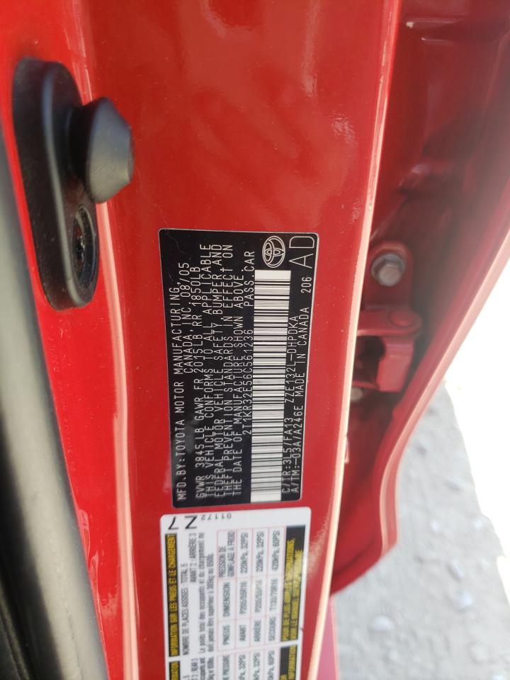 Photo 10 from auction – 2006 TOYOTA COROLLA MA with VIN 2T1KR32E56C561236
