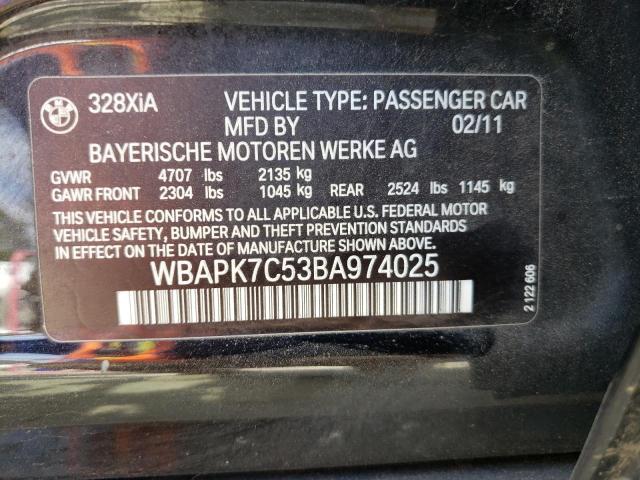 Фото 10 с аукциона – 2011 BMW 328 XI с VIN WBAPK7C53BA974025