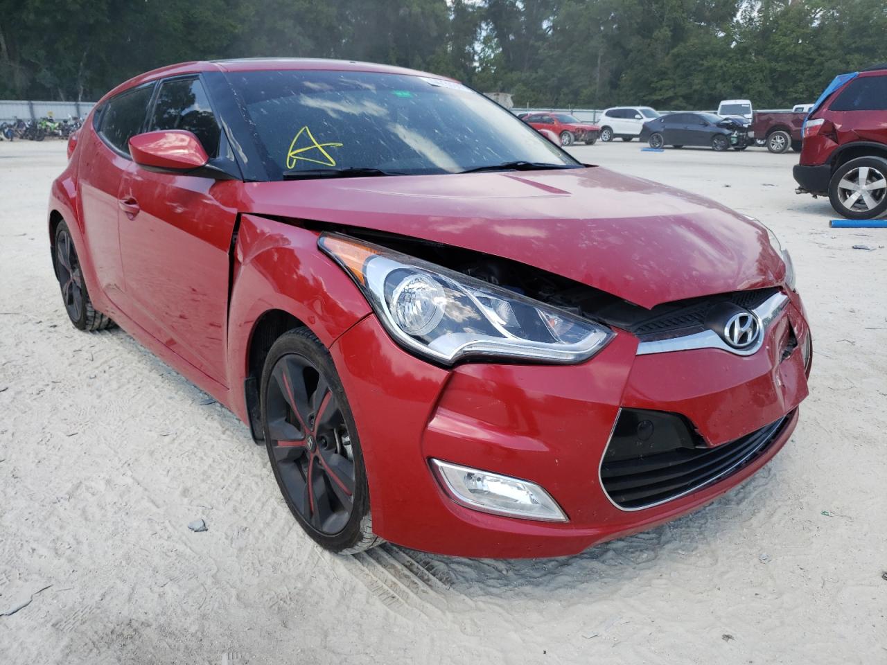 HYUNDAI VELOSTER 2016 with VIN KMHTC6AD1GU270572 - Photo from auction