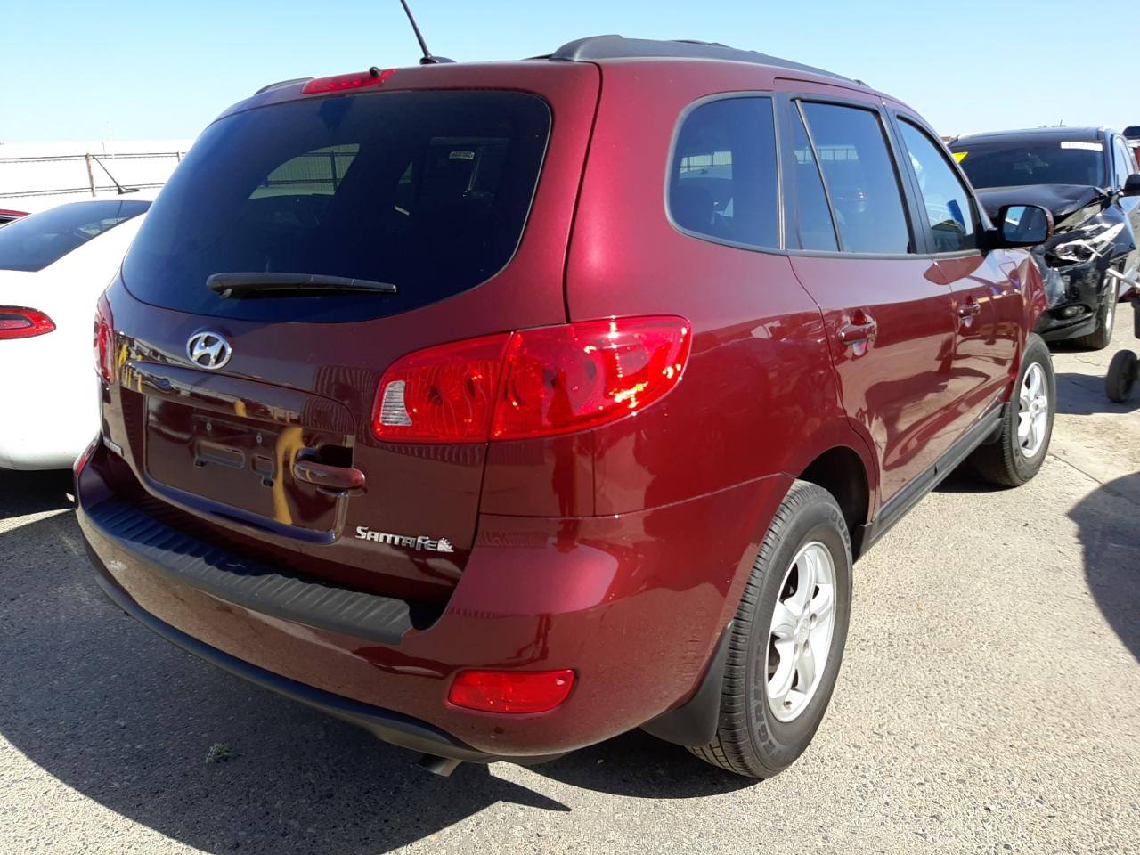 Photo 4 from auction – 2008 HYUNDAI SANTA FE G with VIN 5NMSG13D88H196404