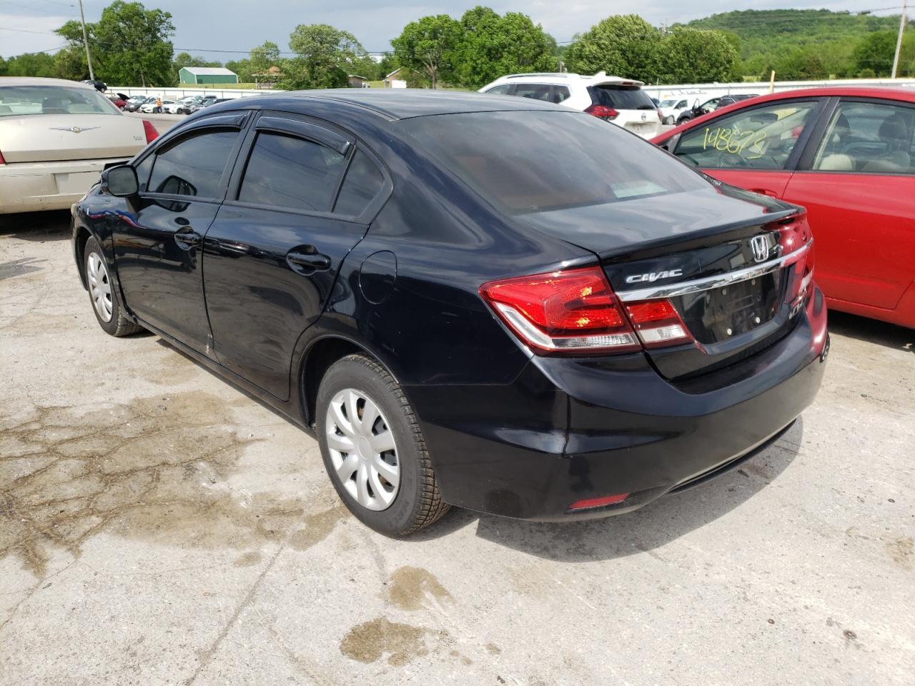 Photo 3 from auction – 2013 HONDA CIVIC LX with VIN 19XFB2F52DE099209