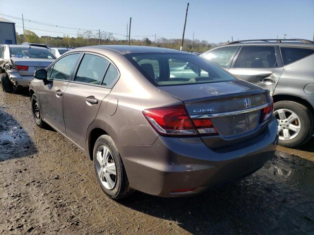 Photo 3 from auction – 2013 HONDA CIVIC LX with VIN 2HGFB2F55DH598883