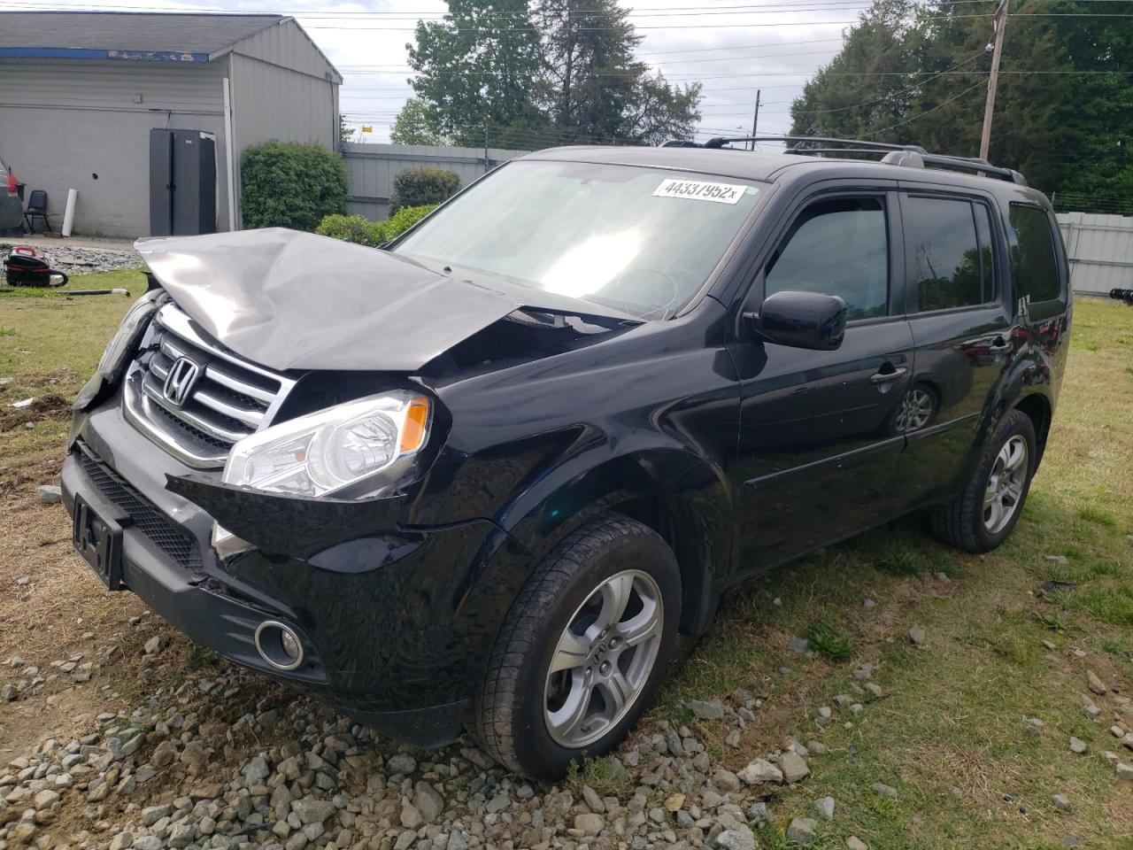 Photo 2 from auction – 2013 HONDA PILOT EX with VIN 5FNYF4H44DB065294