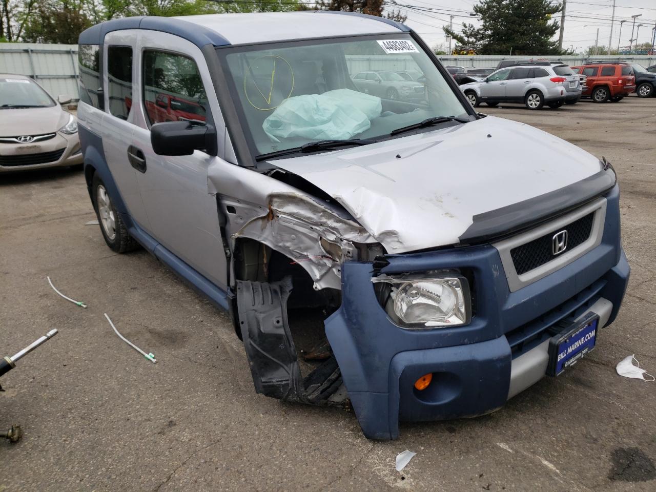 HONDA ELEMENT EX 2005 with VIN 5J6YH18625L012239 - Photo from auction