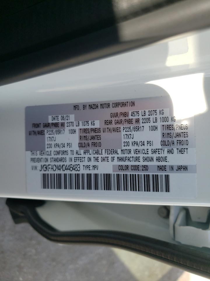 Photo 10 from auction – 2021 MAZDA CX-5 TOURI with VIN JM3KFACM4M0446483