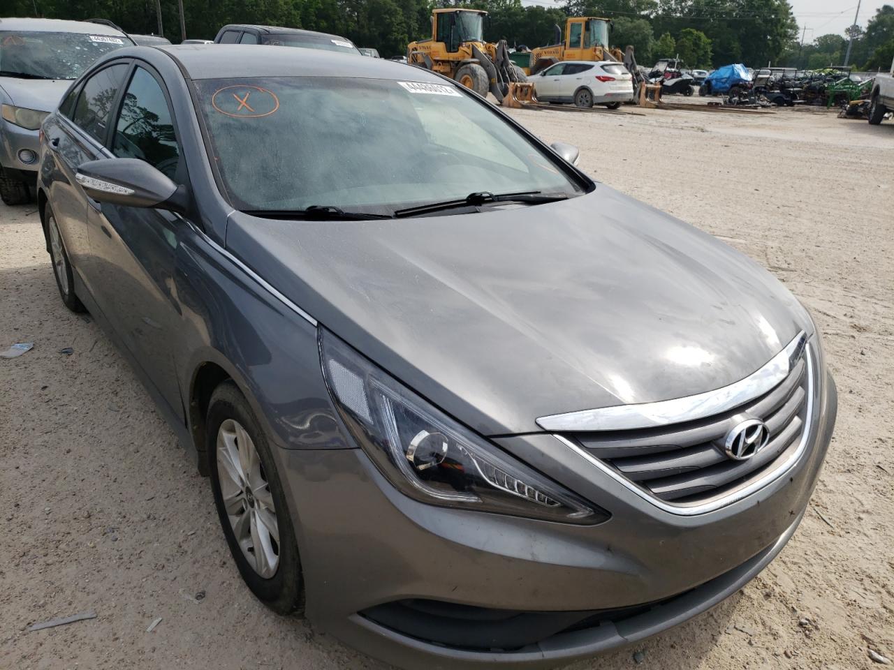 HYUNDAI SONATA GLS 2014 with VIN 5NPEB4ACXEH856786 - Photo from auction