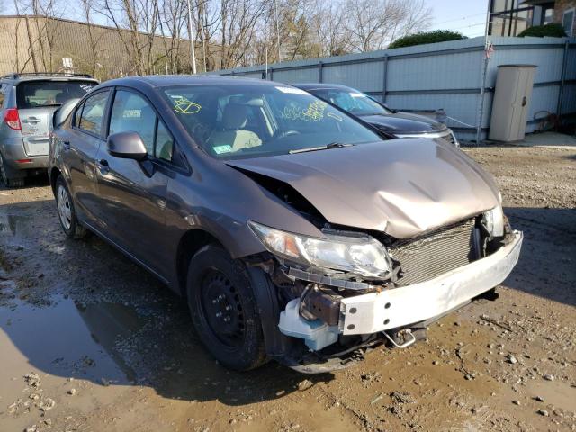 HONDA CIVIC LX 2013 with VIN 2HGFB2F55DH598883 - Photo from auction