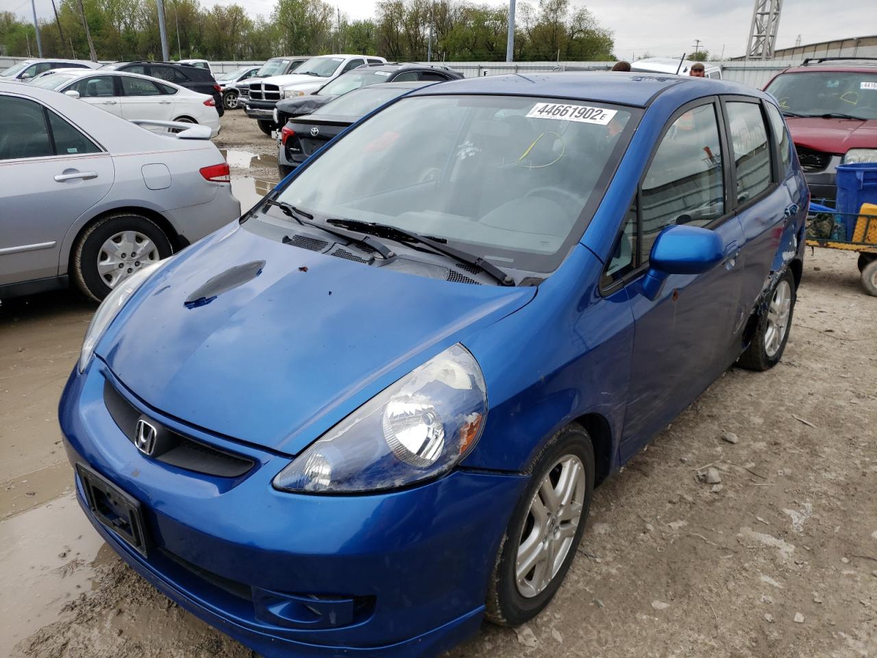 Photo 2 from auction – 2007 HONDA FIT S with VIN JHMGD38607S017780