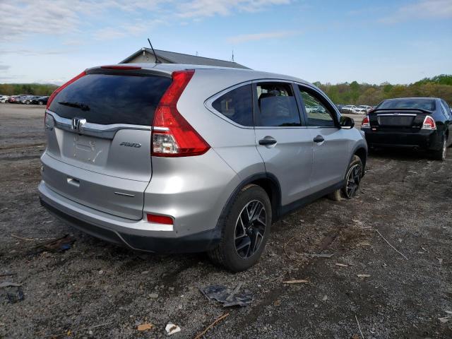 Photo 4 from auction – 2016 HONDA CR-V SE with VIN 5J6RM4H45GL038580