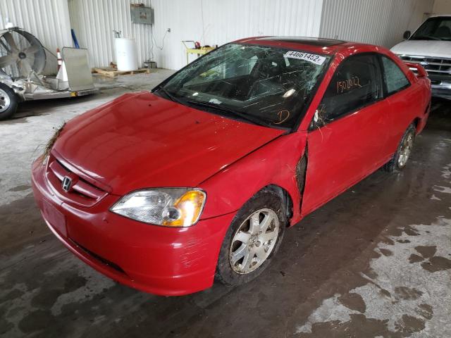 Photo 2 from auction – 2003 HONDA CIVIC EX with VIN 1HGEM22983L006196