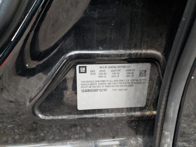 Photo 10 from auction – 2016 BUICK LACROSSE with VIN 1G4GB5G36GF152180