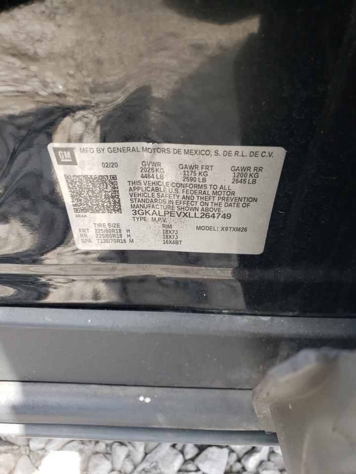 Photo 10 from auction – 2020 GMC TERRAIN SL with VIN 3GKALPEVXLL264749