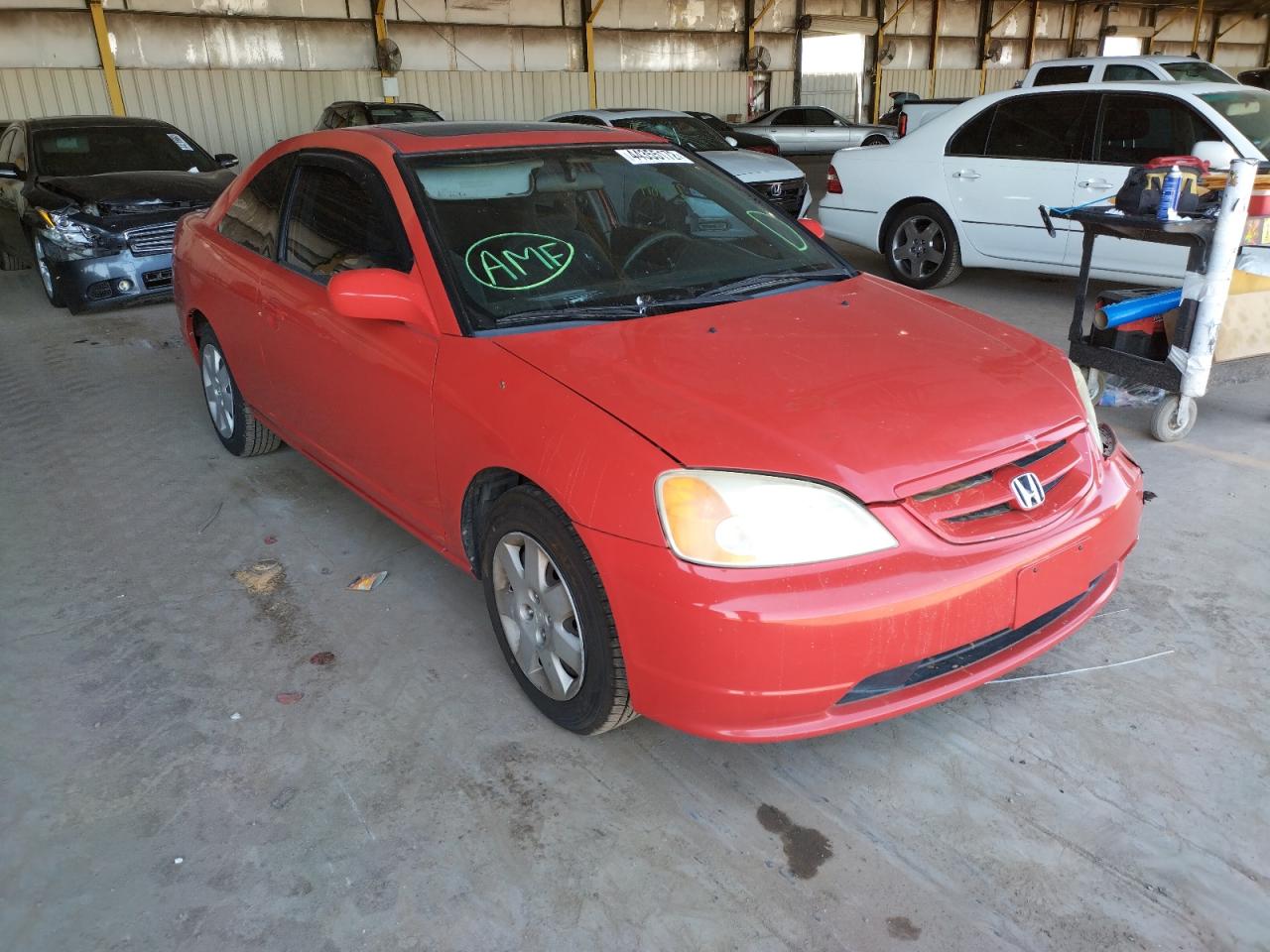 Photo 1 from auction – 2001 HONDA CIVIC SI with VIN 1HGEM229X1L106412