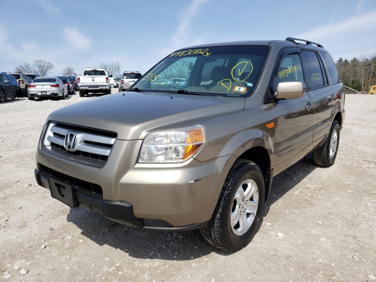 Photo 2 from auction – 2008 HONDA PILOT VP with VIN 5FNYF18258B006760