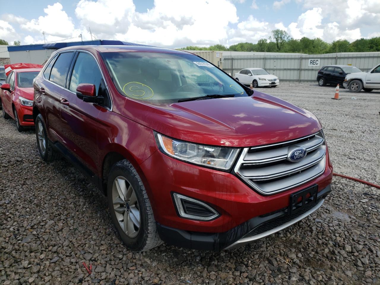 FORD EDGE SEL 2016 with VIN 2FMPK3J96GBB92021 - Photo from auction
