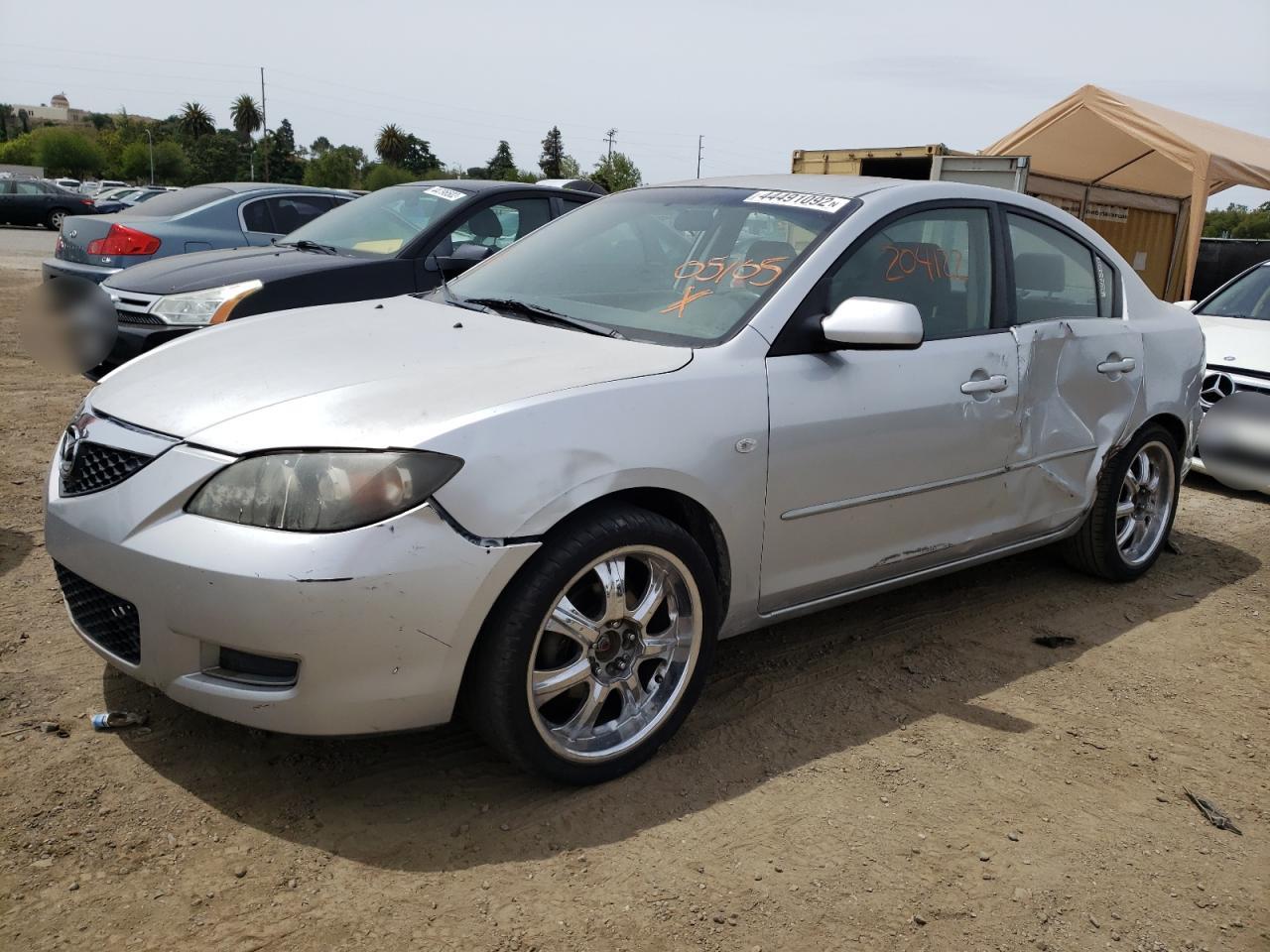 Photo 2 from auction – 2008 MAZDA 3 I with VIN JM1BK32F981782682