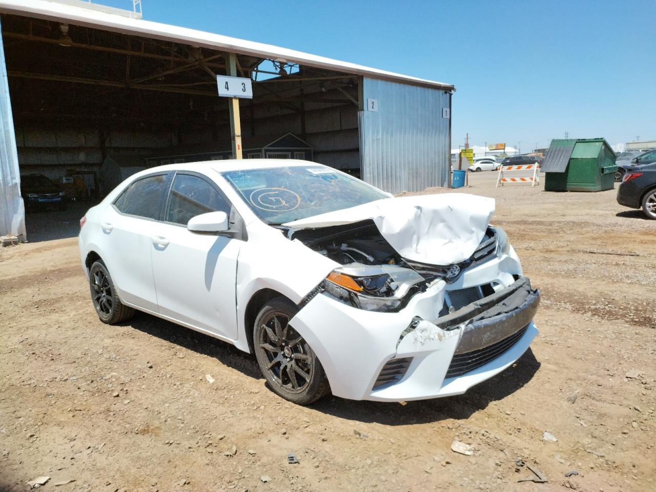 Photo 1 from auction – 2015 TOYOTA COROLLA L with VIN 5YFBURHE1FP244983